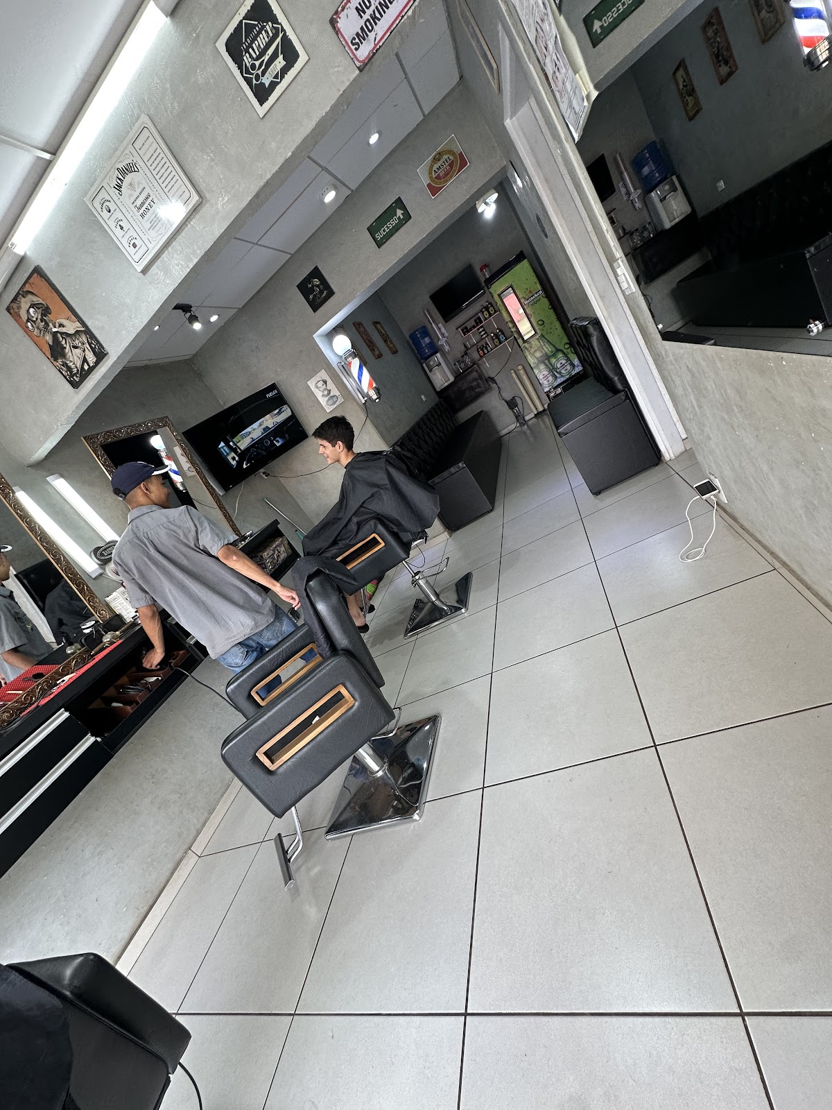 Ambiente da Wilker Barbearia no Jardim Paulista